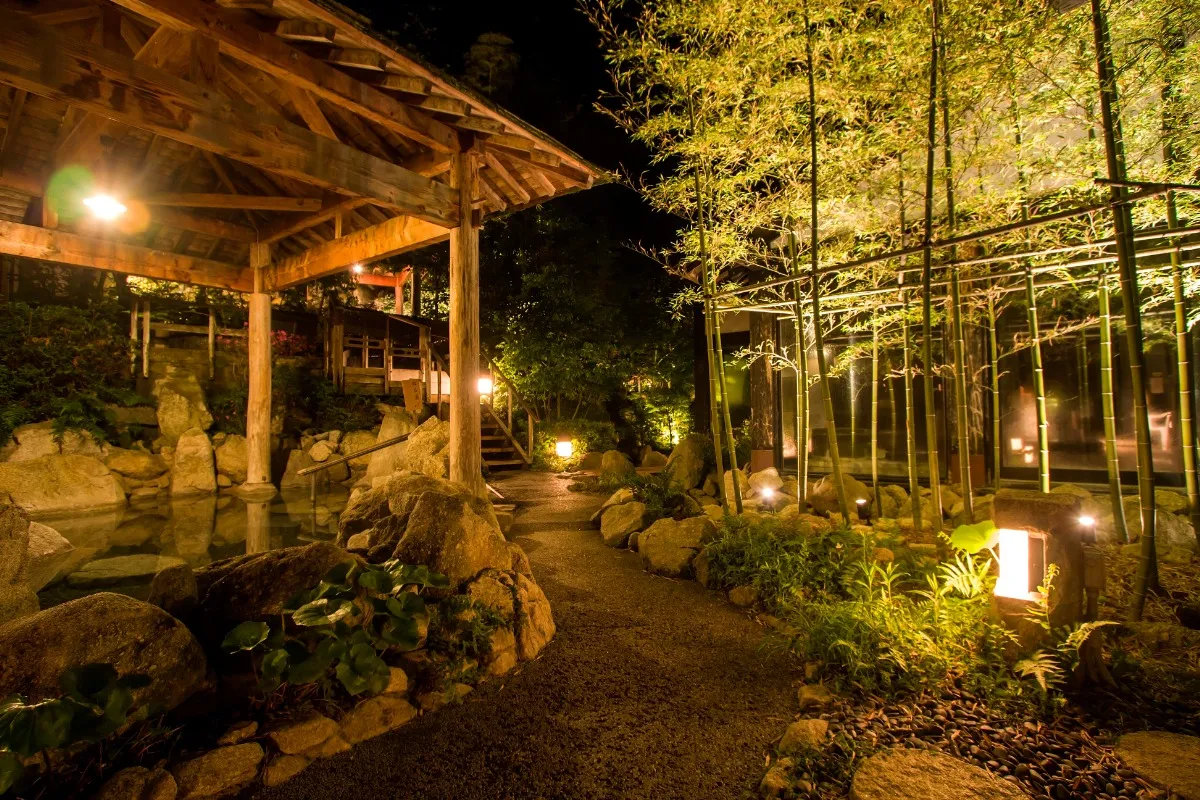 写真：那珂川清滝の露天風呂