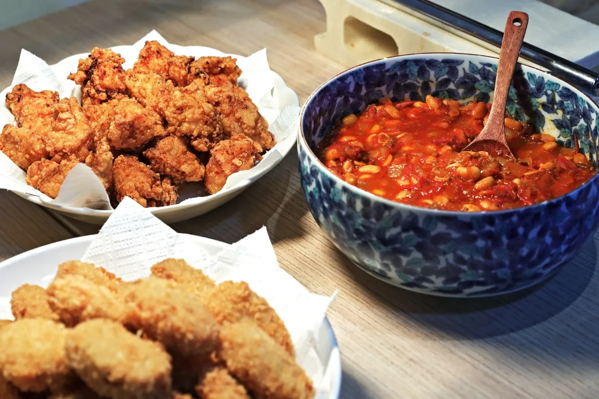 写真：五ケ山豆腐の豆腐料理